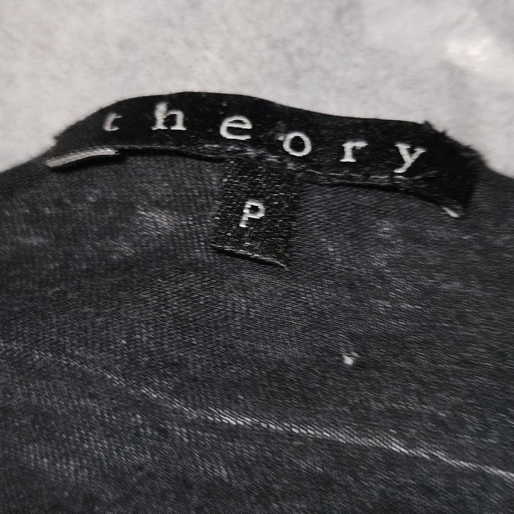 Theory Black T-Shirt Size P - Picture 9 of 12
